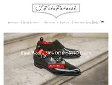 Tablet Screenshot of jfitzpatrickfootwear.com